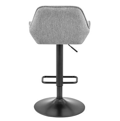 Luther Swivel Gaslift Bar Stool: Product back view
