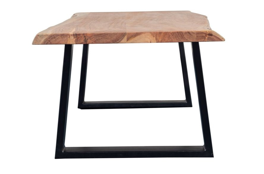 Manzanita Natural Coffee Table: Product Side View