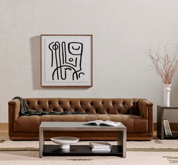 Maxx Leather Sofa: Product Style View
