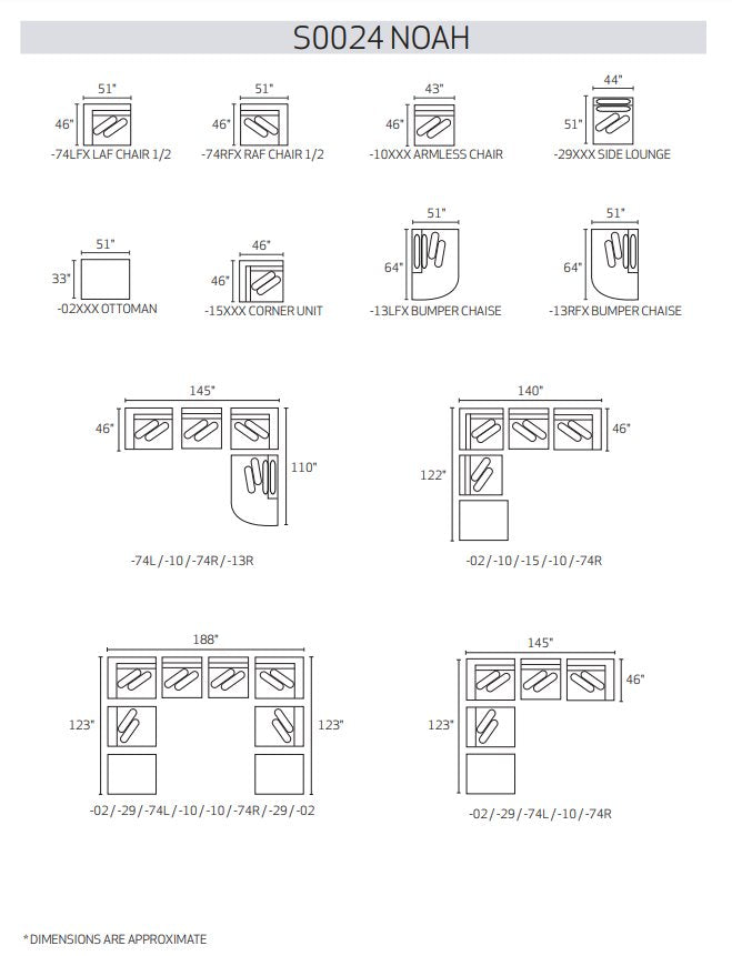 Custom Noah Sectional