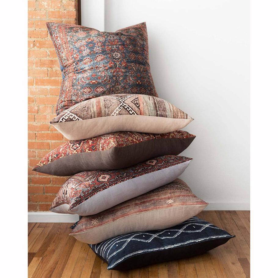 Multicolored Floor Pillow Pouf - Loloi