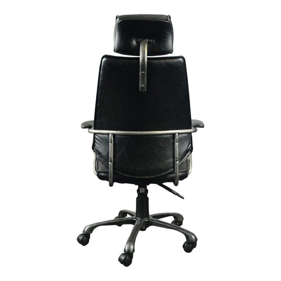 Executive Leather Swivel Office Chair - 2 Colors - Moe's