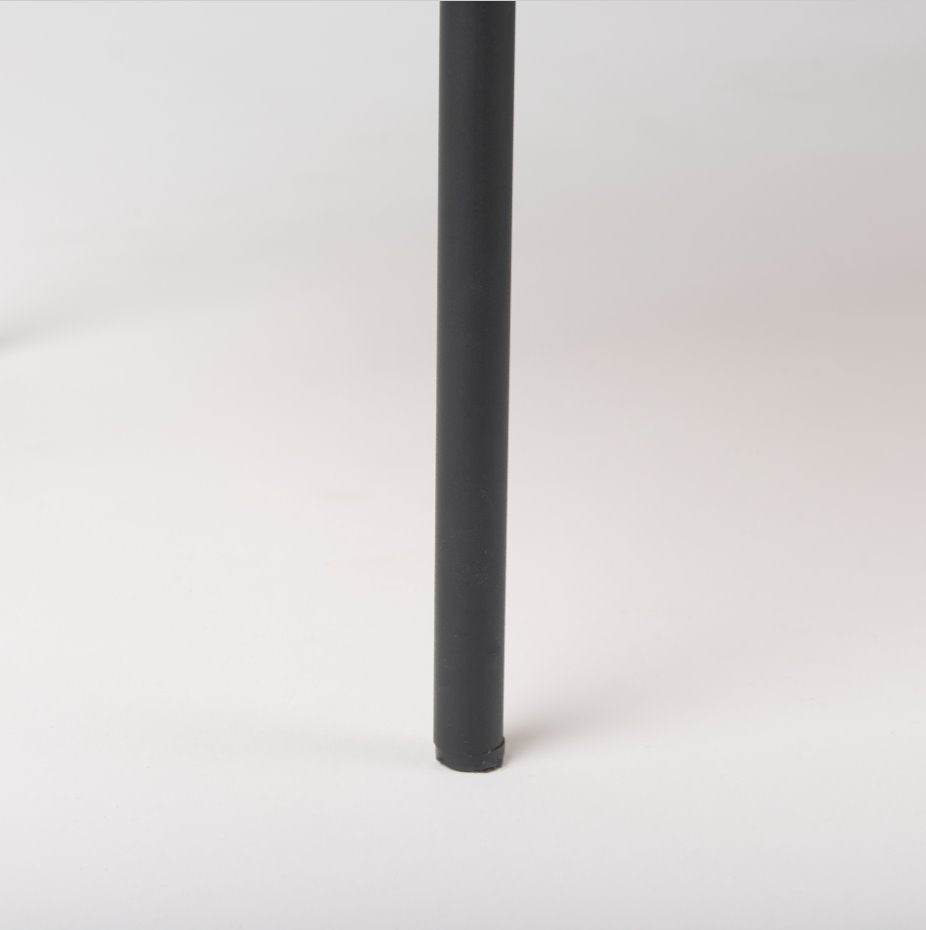 Colburne Bench: Up-Close Iron Legs View