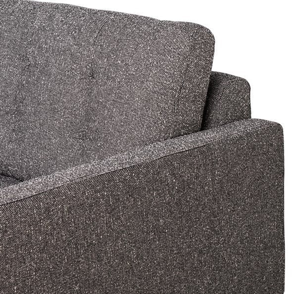 Lexi 2-Piece Upholstered Sectional: Up-Close Corner View