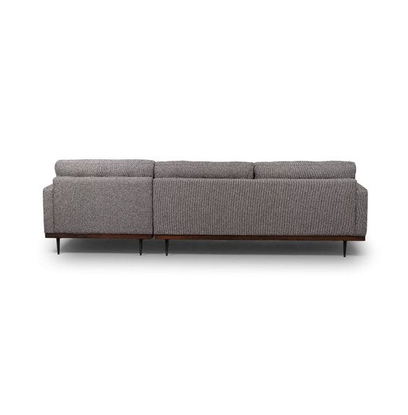 Lexi 2-Piece Upholstered Sectional: Back View