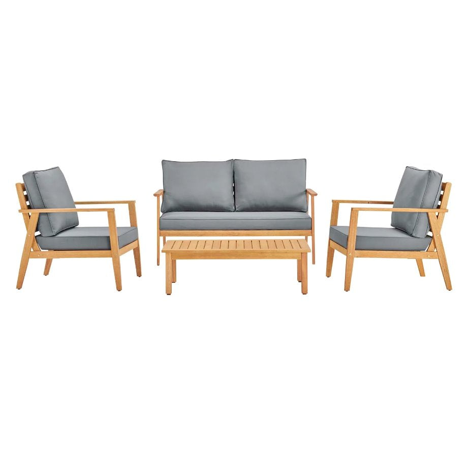 Syracuse Outdoor Patio Upholstered 4 Piece Furniture Set: Available at City Home PDX
