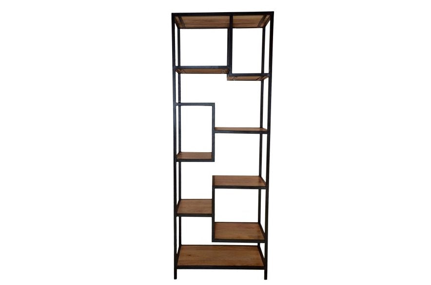 Delancy Offset Bookshelf: Available at City Home Outlet