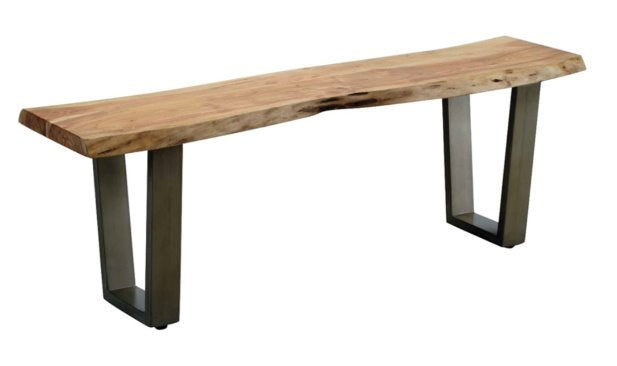 Live Edge Bench: Available at City Home Outlet