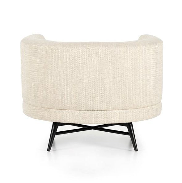 Carmela Swivel Chair: Back View
