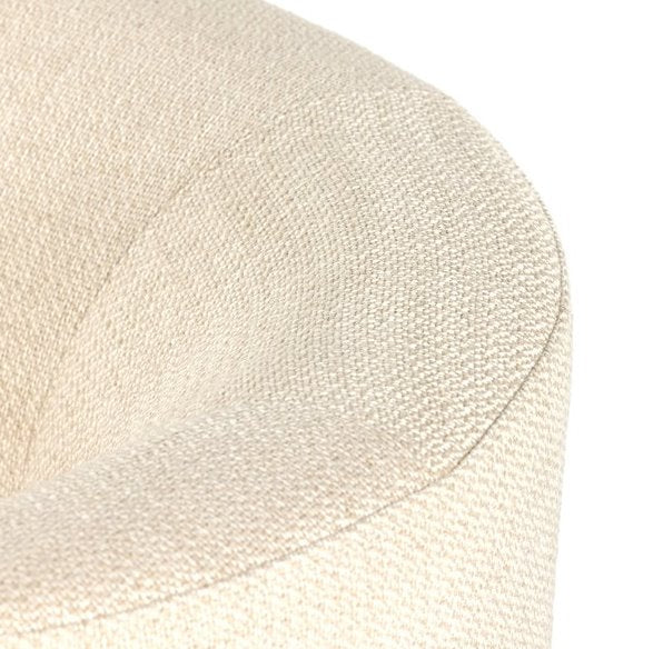 Carmela Swivel Chair: Up-Close Chair Back View