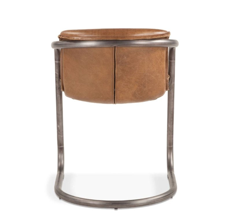 Portofino Berham Chestnut Dining Chairs- Back View