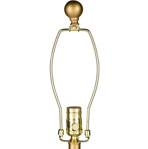 Turquoise Table Lamp: Bulb View