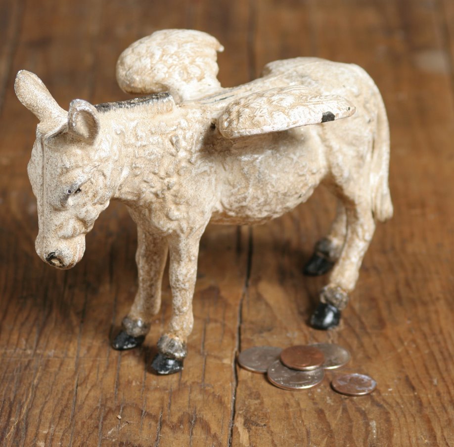 Donkey w/ Wings; Up-Close View