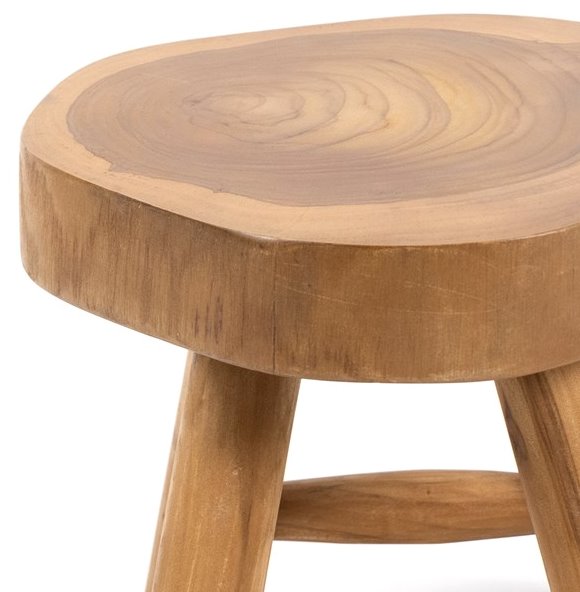 Rudio Natural Wood Outdoor Accessory: Corner View