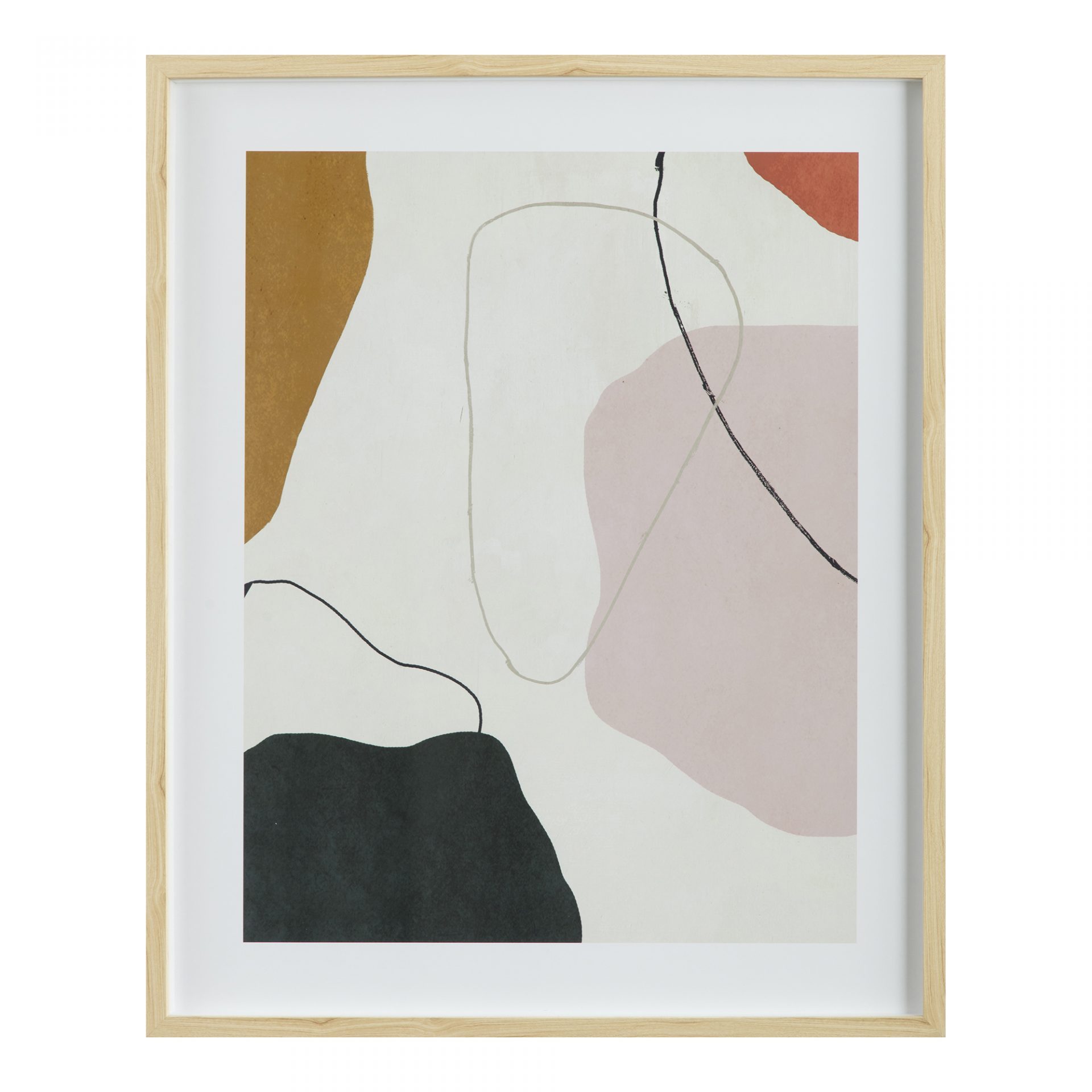Liberated Abstract Framed Wall Art - Moe's