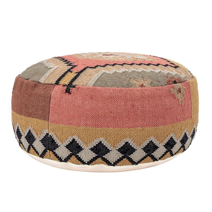 Hand-Woven Kilim Pouf - Bloomingville