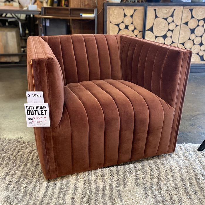 Augustine Swivel Armchair - available at the City Home Outlet