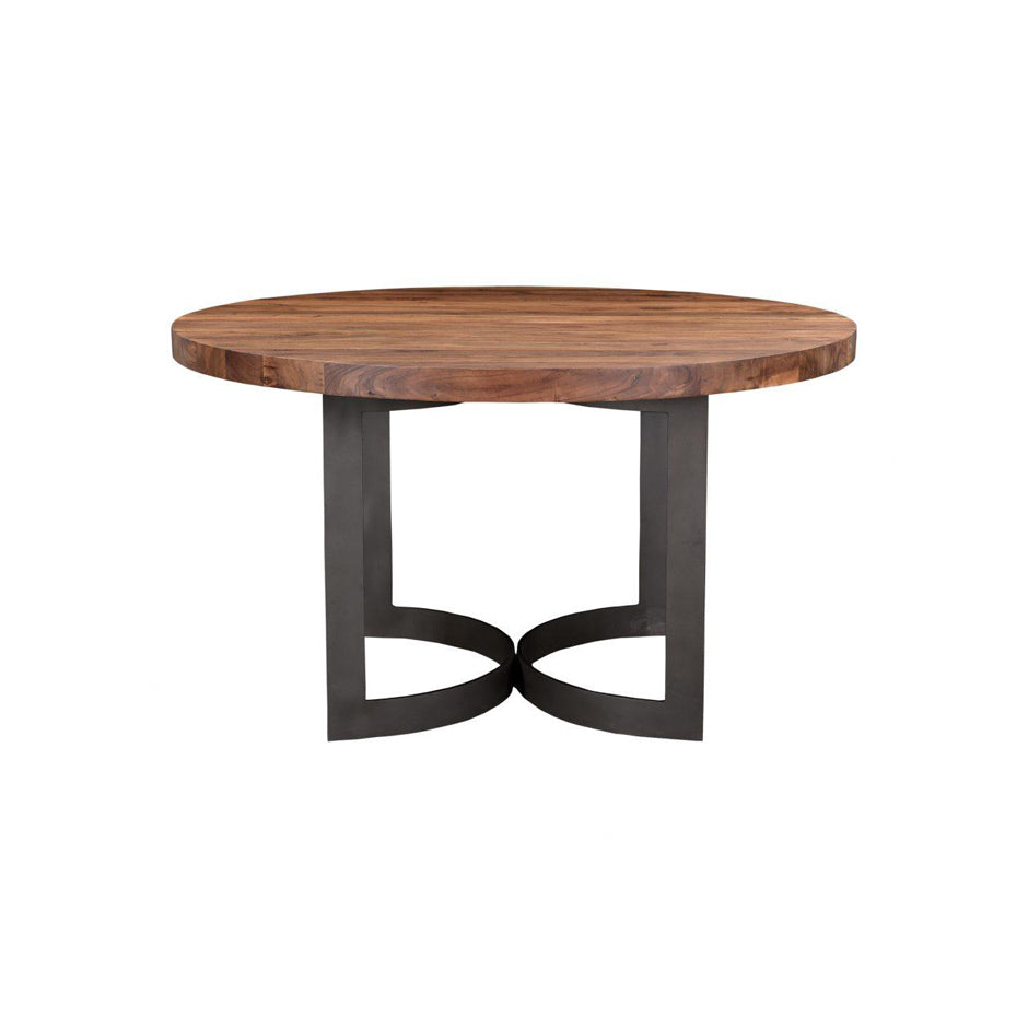 Bent Round Dining Table in acacia wood