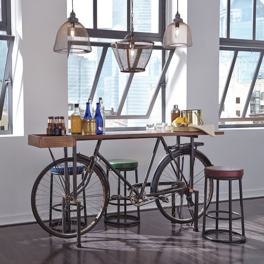 Bicycle Bar Table | Unique Bar-Height Gathering Table from City Home