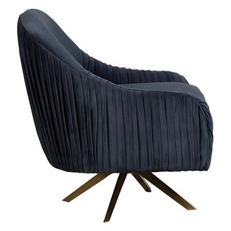 Eloise Blue Swivel Chair - Porter