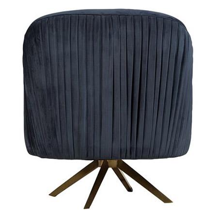 Eloise Blue Swivel Chair - Porter