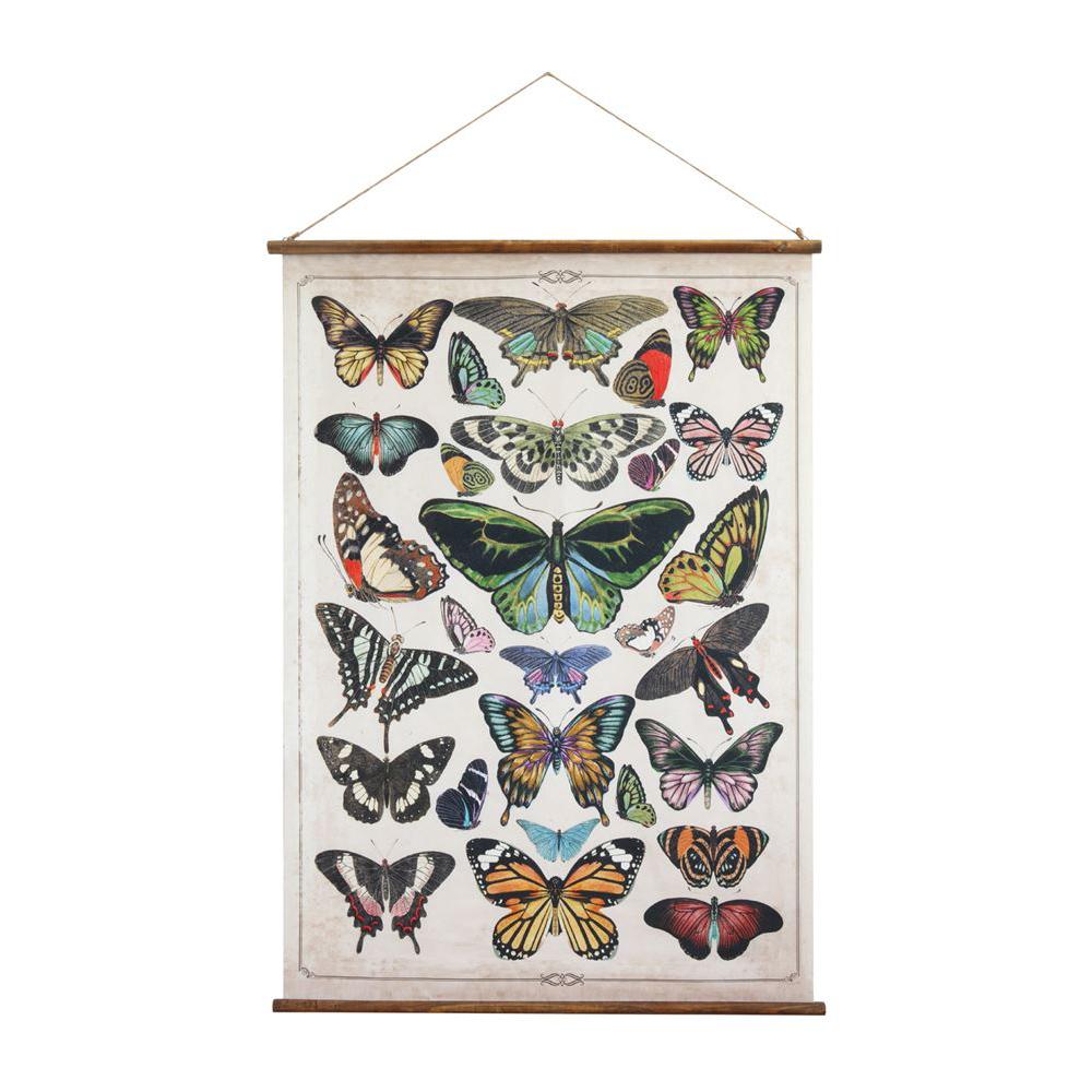 Butterfly Wall Scroll - Creative Co-Op