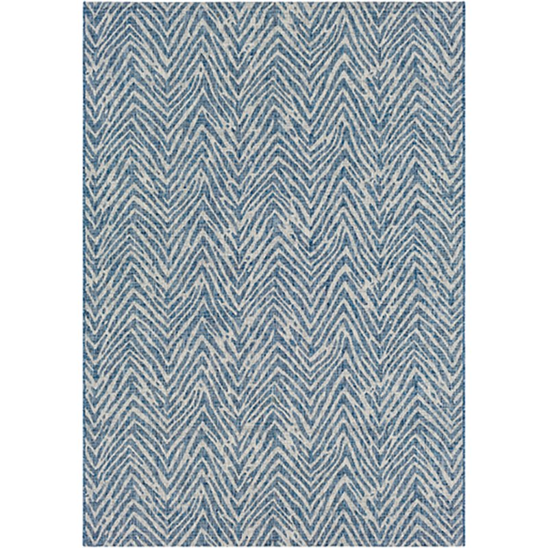 Eagean Indoor/Outdoor Rug — Blue and Gray - Surya