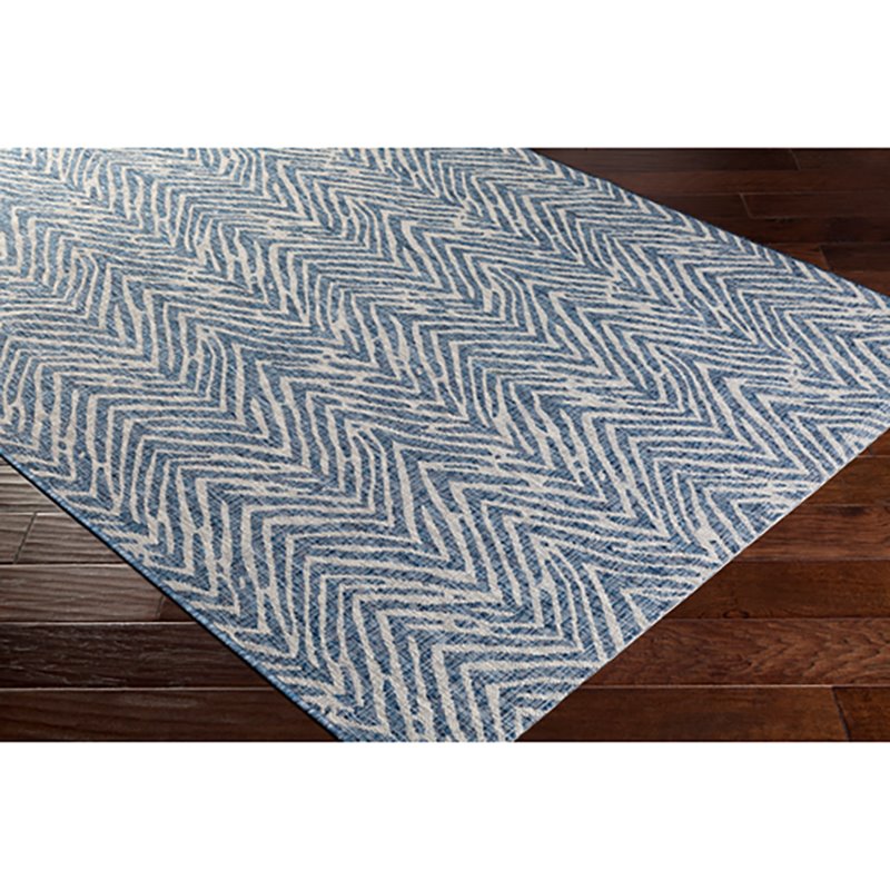Eagean Indoor/Outdoor Rug — Blue and Gray - Surya