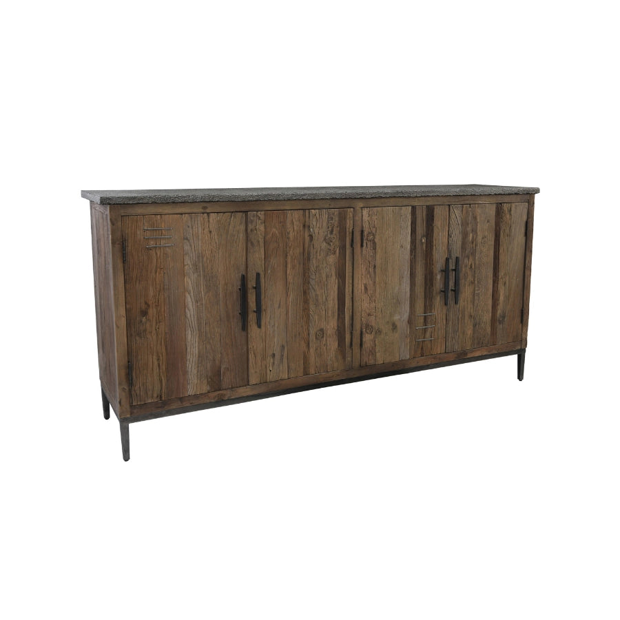 Ellen 4 Door Reclaimed Wood Sideboard - City Home PDX