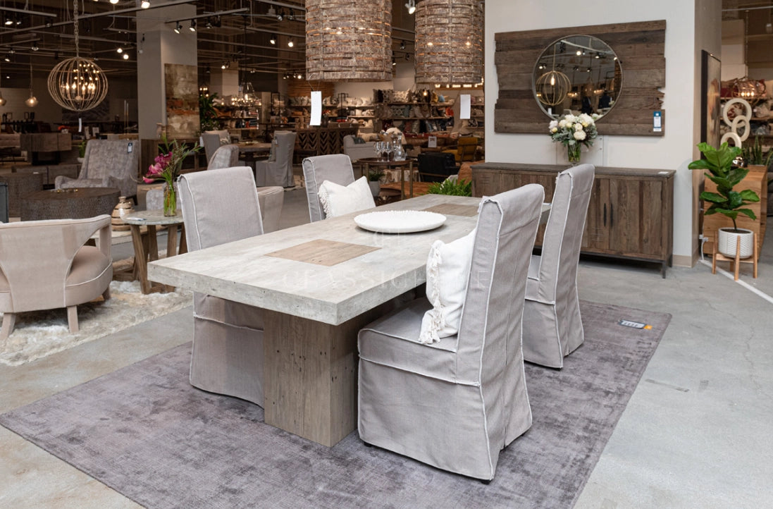 Ellen 4 Door Reclaimed Wood Sideboard - showroom photo