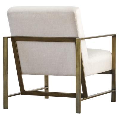 Francis Fabric and Metal Arm Chair | New Pacific Direct | City Home
