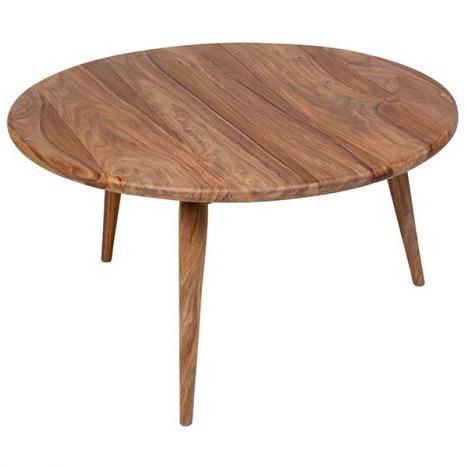 Urban Wood Round Coffee Table - Porter
