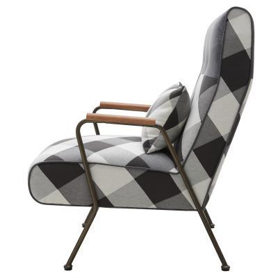 Plaid Kahlo Chair - New Pacific Direct