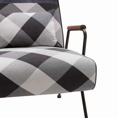 Plaid Kahlo Chair - New Pacific Direct