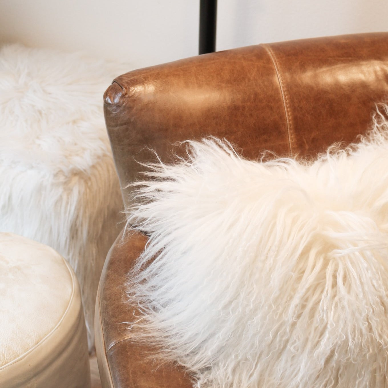 Artemis Leather Swivel Accent Chair - Jonathan Louis