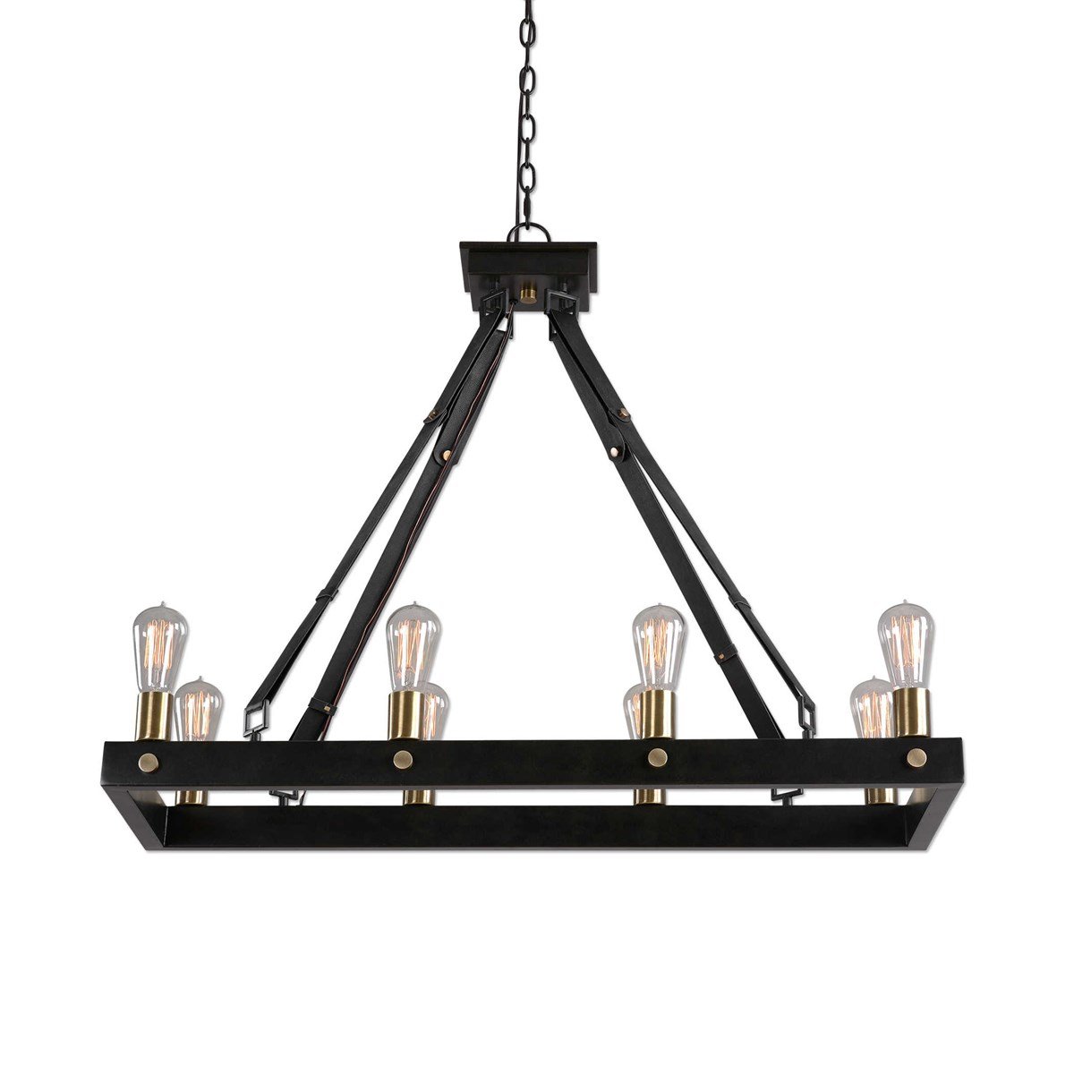 Marlow 8-Light Rectangular Chandelier - Uttermost