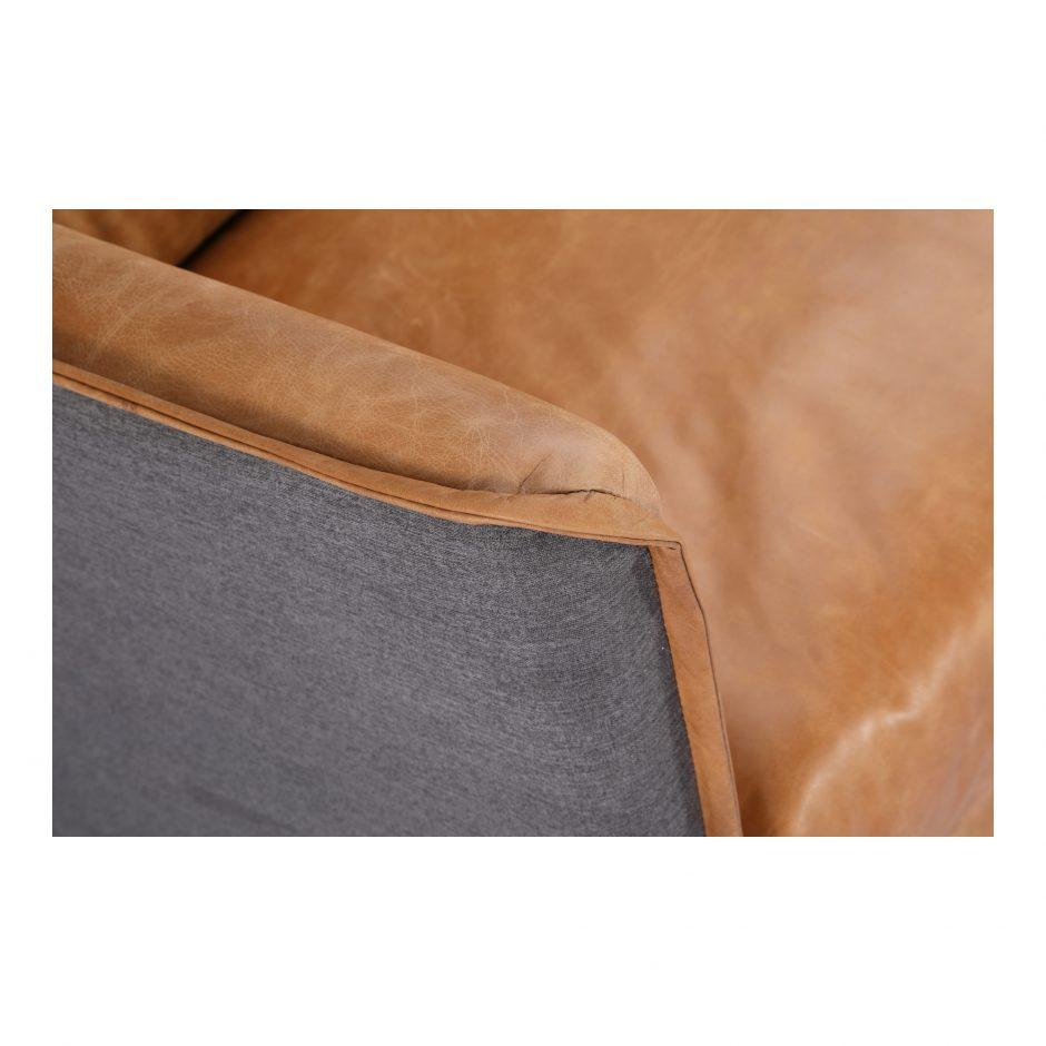 Messina Leather Sofa - Moe's
