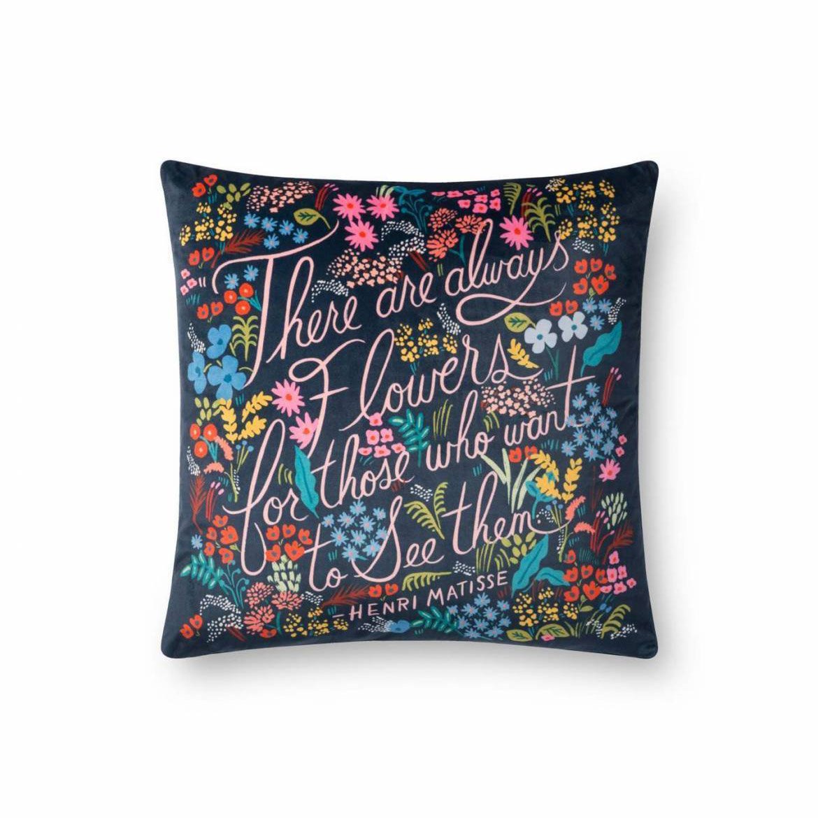 There Are Always Flowers Pillow - Rifle Paper Co.