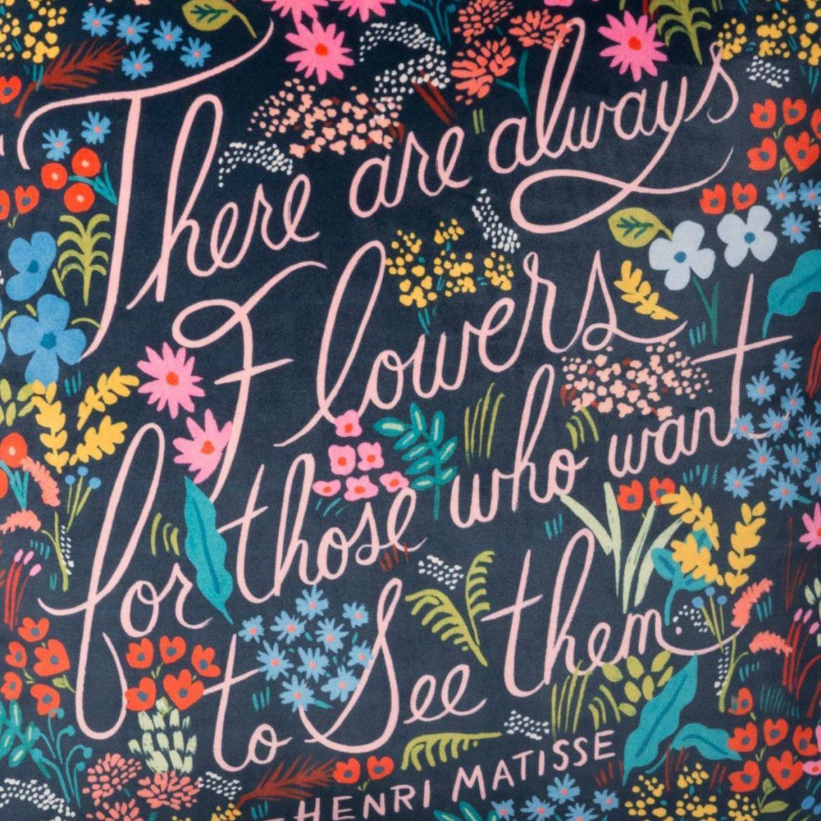There Are Always Flowers Pillow - Rifle Paper Co.