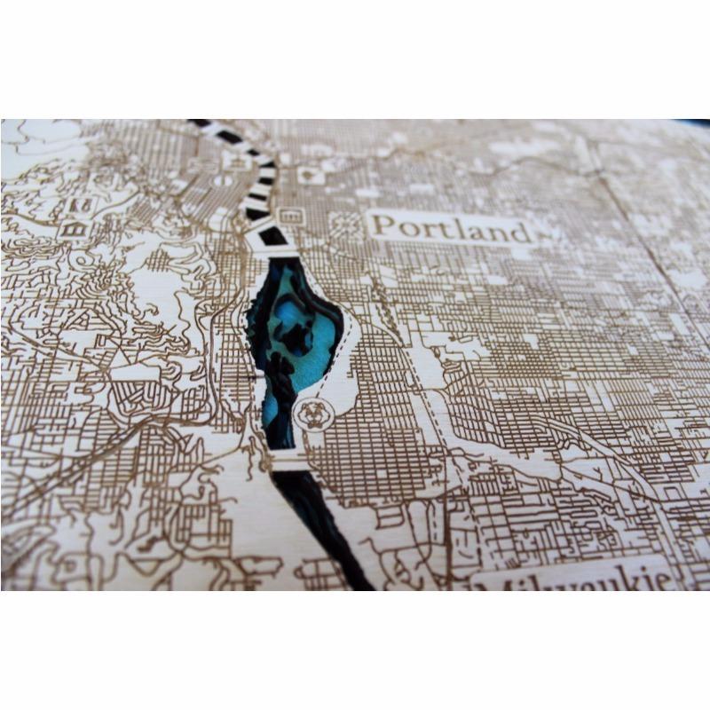 Portland Wood Map - Tahoe Wood Maps