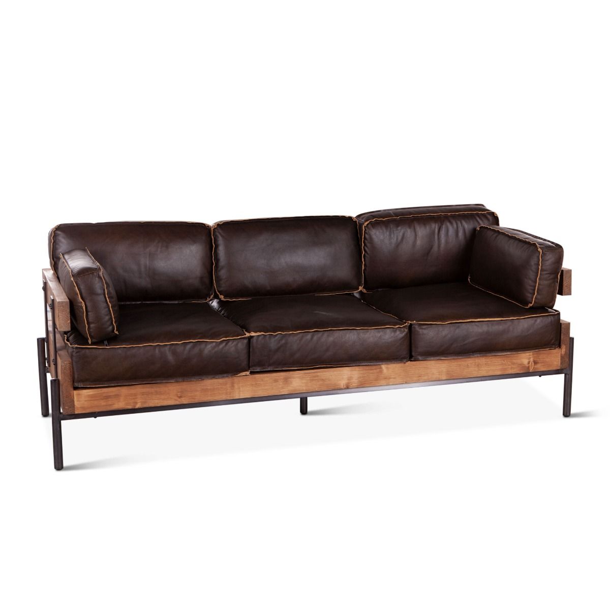 Portofino 3-Seat Leather Sofa - HTD