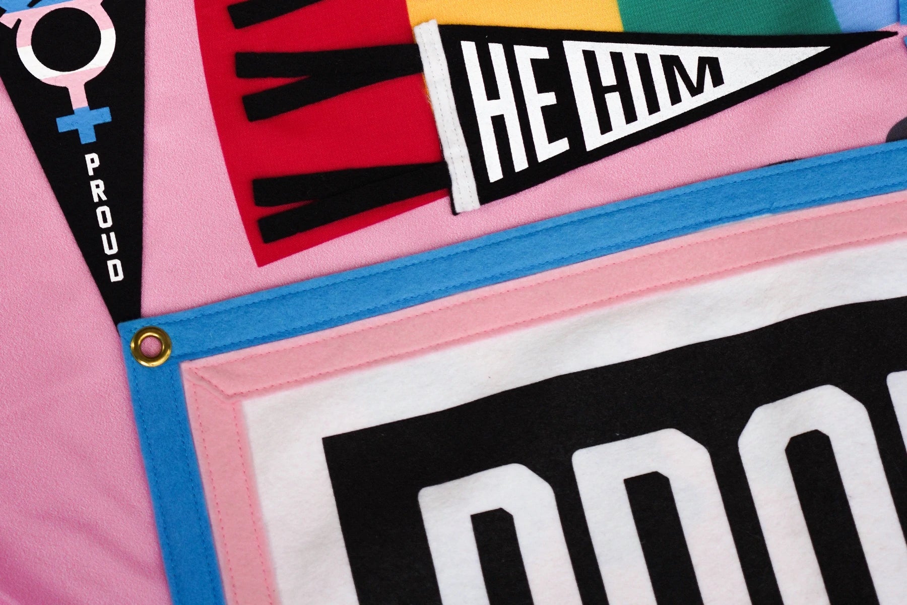 Trans Proud Camp Flag