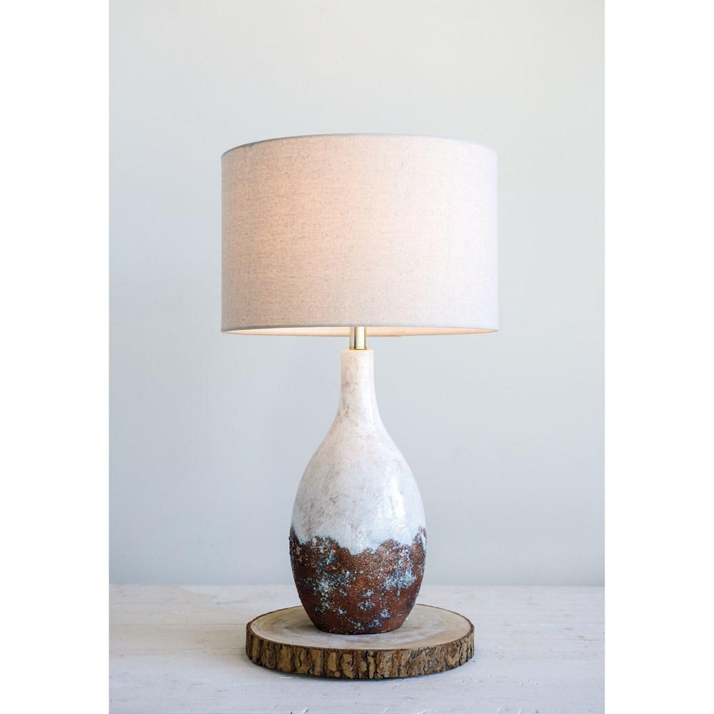 Ceramic Table Lamp - Creative Co-Op