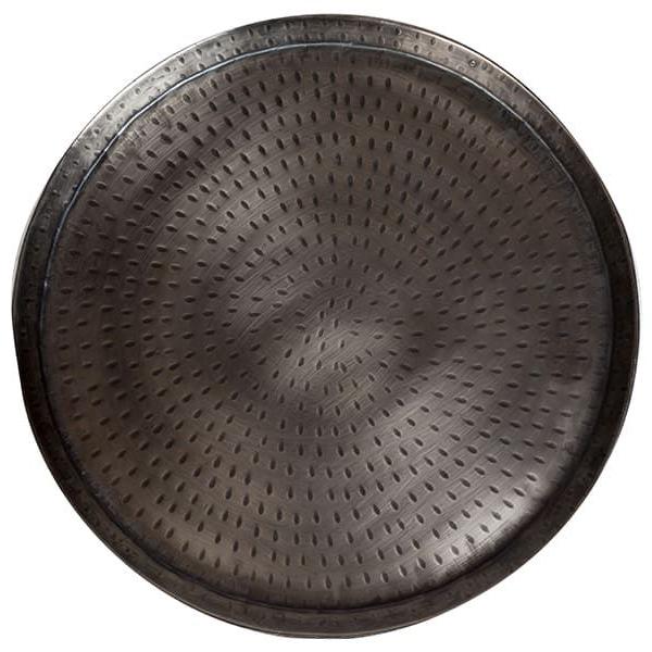 Rotonde Nickel End Table - Porter