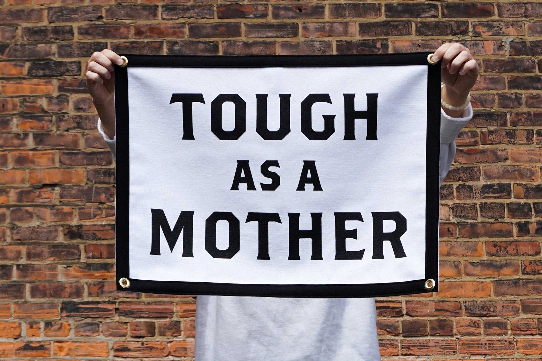 Tough as a Mother Camp Flag
