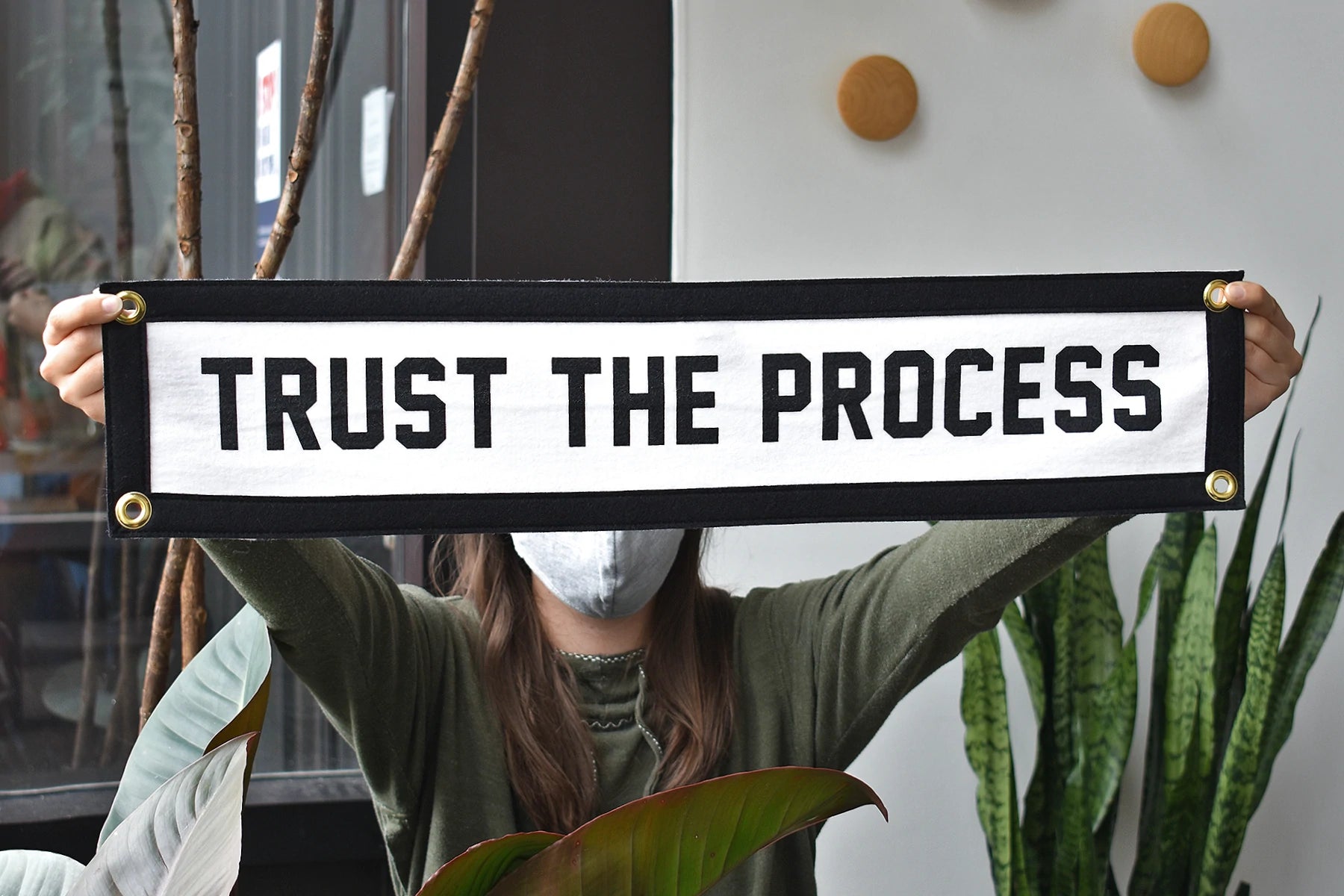 Trust the Process Camp Flag